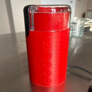 Bodum Electric Coffee Grinder Red